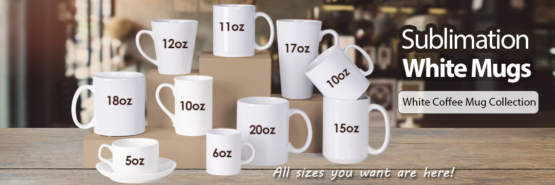 Sublimation Blanks White Coffee mugs